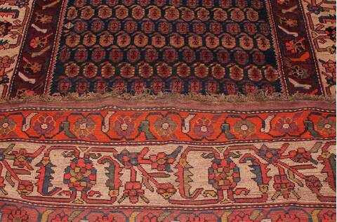 Meshkin Blue Hand Knotted 64 X 184  Area Rug 400-26738 Image 10