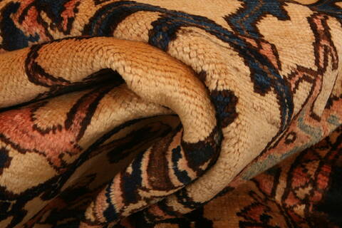Bakhtiar Beige Hand Knotted 40 X 51  Area Rug 100-26742 Image 2