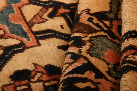 Bakhtiar Beige Hand Knotted 40 X 51  Area Rug 100-26742 Image 3