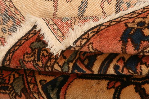 Bakhtiar Beige Hand Knotted 40 X 51  Area Rug 100-26742 Image 4