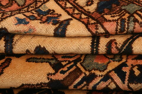 Bakhtiar Beige Hand Knotted 40 X 51  Area Rug 100-26742 Image 5