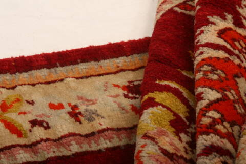 Milas Red Hand Knotted 211 X 44  Area Rug 100-26743 Image 3