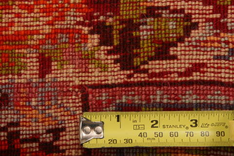 Milas Red Hand Knotted 211 X 44  Area Rug 100-26743 Image 6