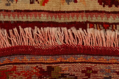 Milas Red Hand Knotted 211 X 44  Area Rug 100-26743 Image 7