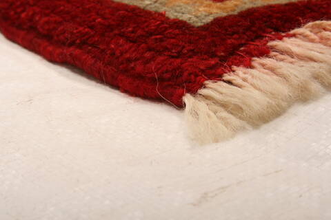 Milas Red Hand Knotted 211 X 44  Area Rug 100-26743 Image 8