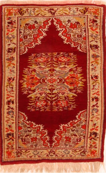 Milas Red Hand Knotted 211 X 44  Area Rug 100-26743 Image 0