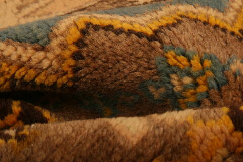 Yalameh Orange Hand Knotted 39 X 51  Area Rug 100-26767 Image 1
