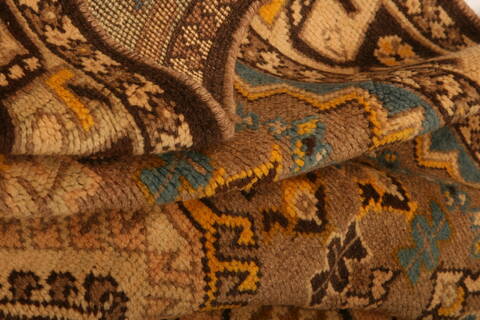 Yalameh Orange Hand Knotted 39 X 51  Area Rug 100-26767 Image 4