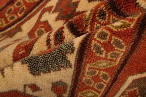 Kurdi Brown Hand Knotted 40 X 61  Area Rug 100-26769 Image 1