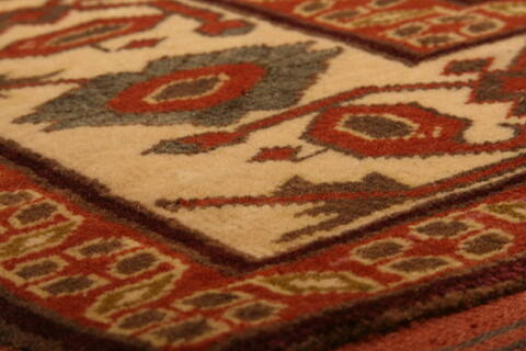 Kurdi Brown Hand Knotted 40 X 61  Area Rug 100-26769 Image 8