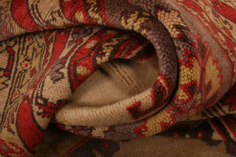 Milas Red Hand Knotted 39 X 63  Area Rug 100-26775 Image 2