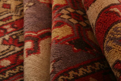 Milas Red Hand Knotted 39 X 63  Area Rug 100-26775 Image 3