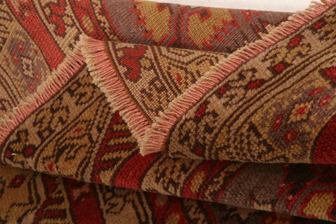 Milas Red Hand Knotted 39 X 63  Area Rug 100-26775 Image 4
