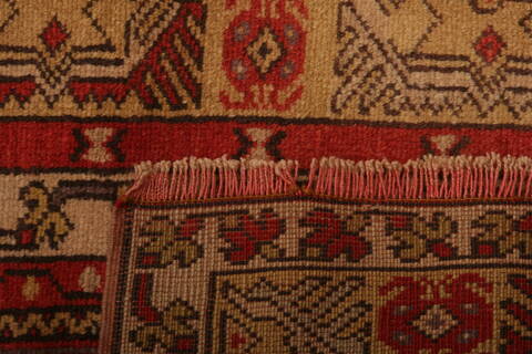 Milas Red Hand Knotted 39 X 63  Area Rug 100-26775 Image 7