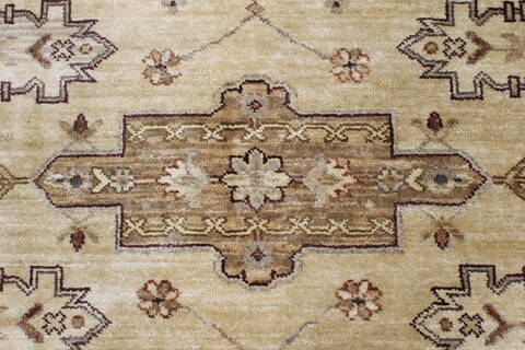 Oushak Brown Hand Knotted 510 X 78  Area Rug 250-26800 Image 10