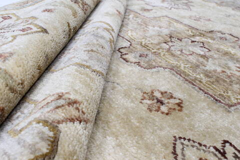 Oushak Brown Hand Knotted 510 X 78  Area Rug 250-26800 Image 3