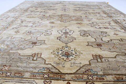 Oushak Brown Hand Knotted 510 X 78  Area Rug 250-26800 Image 7