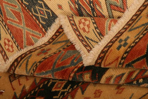 Shirvan Brown Hand Knotted 47 X 56  Area Rug 100-26811 Image 4