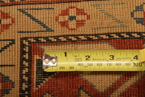 Shirvan Brown Hand Knotted 47 X 56  Area Rug 100-26811 Image 6
