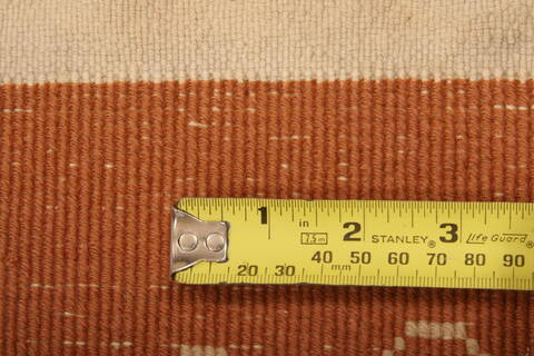 Asian Inspired Brown Hand Knotted 210 X 49  Area Rug 100-26814 Image 5