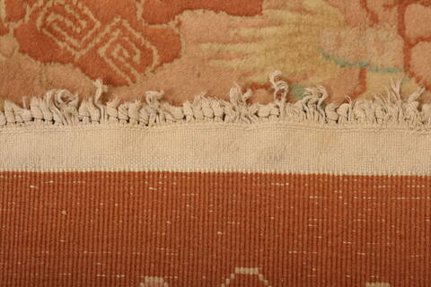 Asian Inspired Brown Hand Knotted 210 X 49  Area Rug 100-26814 Image 6