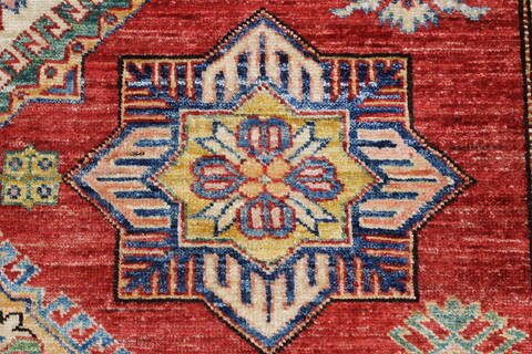 Kazak Red Hand Knotted 510 X 710  Area Rug 250-26815 Image 11