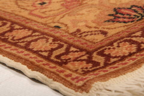 Kayseri Brown Hand Knotted 211 X 47  Area Rug 100-26821 Image 1