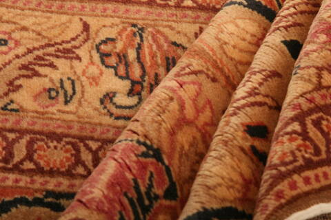 Kayseri Brown Hand Knotted 211 X 47  Area Rug 100-26821 Image 4