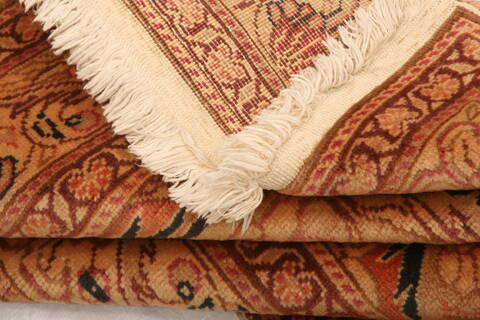 Kayseri Brown Hand Knotted 211 X 47  Area Rug 100-26821 Image 5