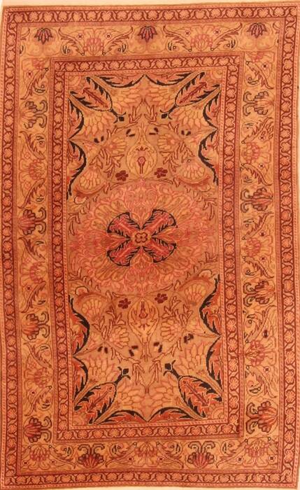 Kayseri Brown Hand Knotted 211 X 47  Area Rug 100-26821 Image 0