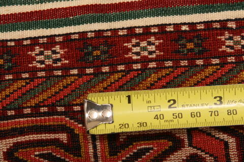 Kurdi Red Hand Knotted 42 X 56  Area Rug 100-26826 Image 7