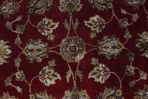Kashan Beige Hand Knotted 55 X 82  Area Rug 250-26829 Image 5