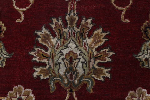Kashan Beige Hand Knotted 55 X 82  Area Rug 250-26829 Image 8