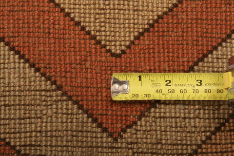 Gabbeh Brown Hand Knotted 49 X 611  Area Rug 100-26838 Image 3