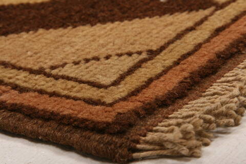 Gabbeh Brown Hand Knotted 49 X 611  Area Rug 100-26838 Image 5