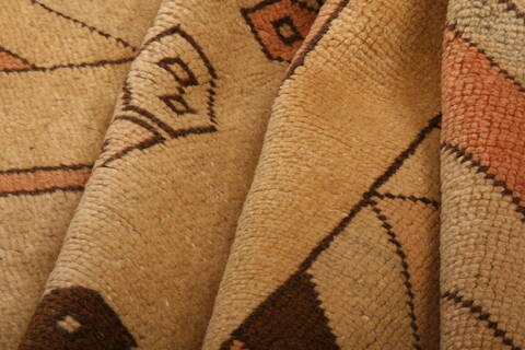 Gabbeh Brown Hand Knotted 49 X 611  Area Rug 100-26838 Image 8