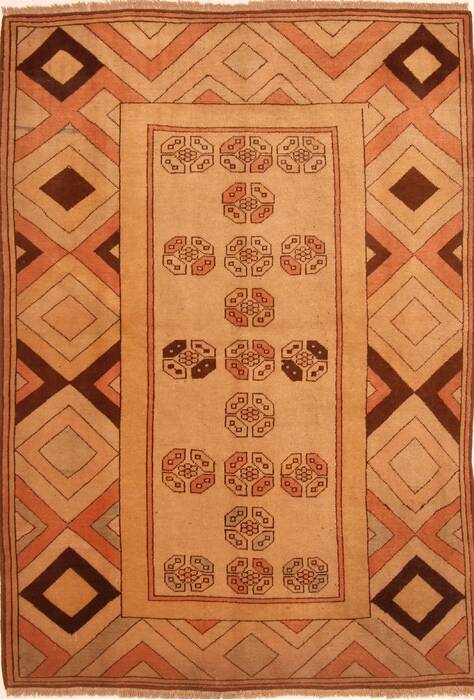 Gabbeh Brown Hand Knotted 49 X 611  Area Rug 100-26838 Image 0