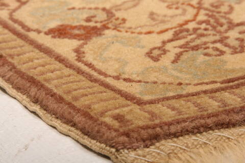 Tabriz Brown Hand Knotted 40 X 60  Area Rug 100-26839 Image 1