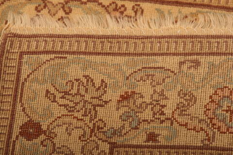 Tabriz Brown Hand Knotted 40 X 60  Area Rug 100-26839 Image 5