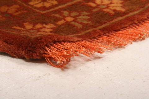 Kurdi Red Hand Knotted 42 X 610  Area Rug 100-26840 Image 1