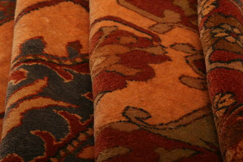 Kurdi Red Hand Knotted 42 X 610  Area Rug 100-26840 Image 5