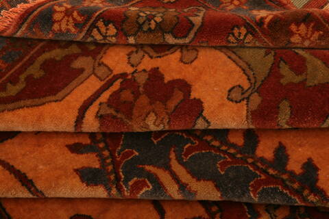 Kurdi Red Hand Knotted 42 X 610  Area Rug 100-26840 Image 7