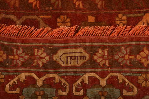 Kurdi Red Hand Knotted 42 X 610  Area Rug 100-26840 Image 9