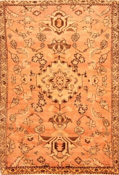 Hamedan Brown Hand Knotted 46 X 66  Area Rug 100-26842 Image 0