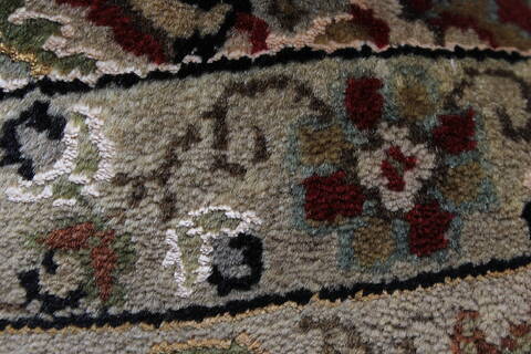 Kashmar Beige Hand Knotted 55 X 80  Area Rug 250-26856 Image 11