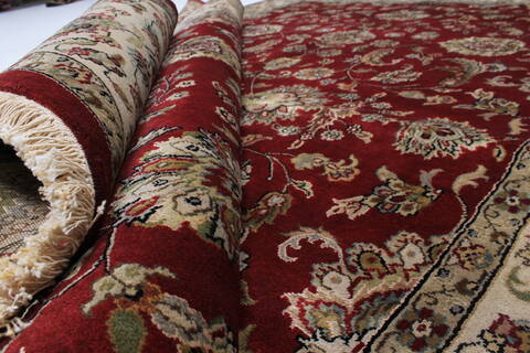 Kashmar Beige Hand Knotted 55 X 80  Area Rug 250-26856 Image 1