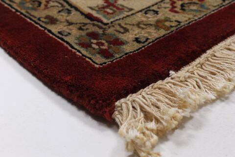 Kashmar Beige Hand Knotted 55 X 80  Area Rug 250-26856 Image 8