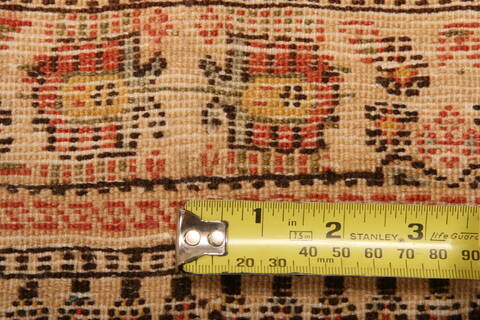 Qum Beige Hand Knotted 48 X 69  Area Rug 100-26857 Image 7