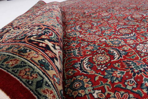 Tabriz Green Hand Knotted 50 X 711  Area Rug 250-26859 Image 13