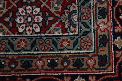 Tabriz Green Hand Knotted 50 X 711  Area Rug 250-26859 Image 9